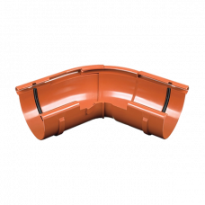 Кут зовнішній регульований 120-145 гр., пвх, d-125 мм, цегляний, BRYZA