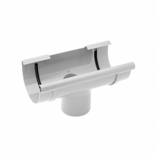 Лійка для слива, пвх, d-75 мм, білий, BRYZA