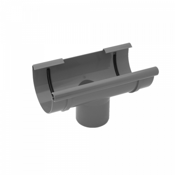 Лійка для слива, пвх, d-125 мм, графіт, BRYZA