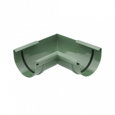 Кут внутрішній 90 гр, пвх, d-75 мм, зелений, BRYZA