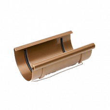 Муфта жолоба, пвх, d-125 мм, мідний, BRYZA