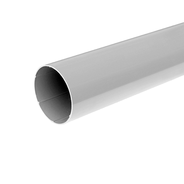 Труба водостічна, пвх, L-3 м, d-110 мм, білий, BRYZA