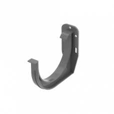 Гак жолоба, пвх, d-125 мм, графіт, BRYZA