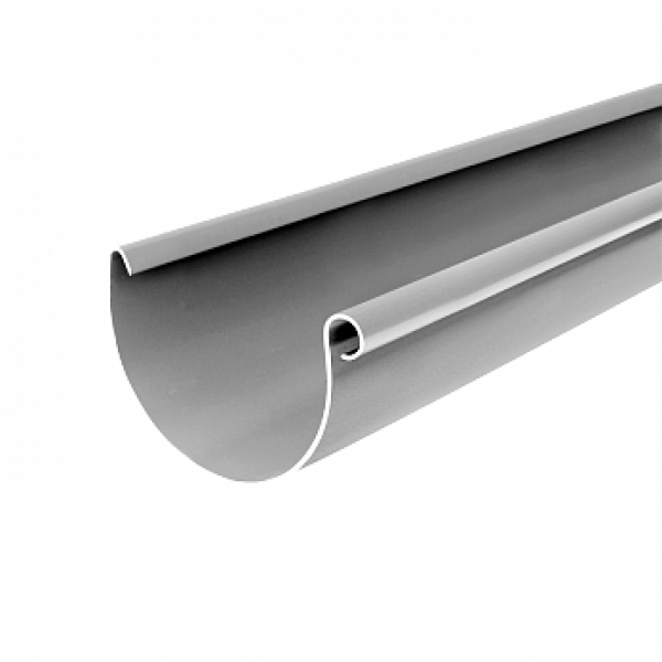 Жолоб ринва  водостічний, пвх, L-3 м, d-75 мм, білий, BRYZA