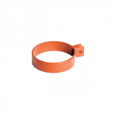 Хомут труби, пвх, d-90 мм, цегляний, BRYZA