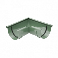 Кут зовнішній 90 гр, пвх, d-125 мм, зелений, BRYZA