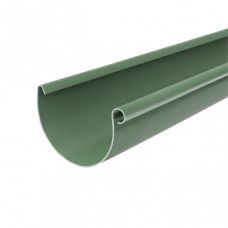 Жолоб ринва водостічний, пвх, L-3 м, d-125 мм, зелений, BRYZA