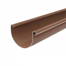 Жолоб ринва водостічний, пвх, L-3 м, d-75 мм, коричневий, BRYZA