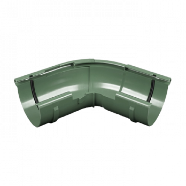 Кут зовнішній регульований 120-145 гр., пвх, d-125 мм, зелений, BRYZA