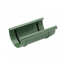 Муфта жолоба, пвх, d-75 мм, зелений, BRYZA