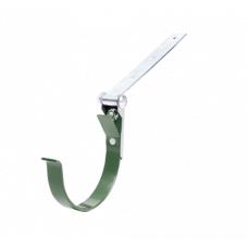 Гак жолоба регульований, d-125 мм, зелений, BRYZA