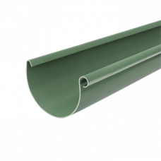 Жолоб ринва водостічний, пвх, L-3 м, d-75 мм, зелений, BRYZA