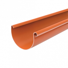 Жолоб ринва  водостічний, пвх, L-3 м, d-75 мм, цегляний, BRYZA