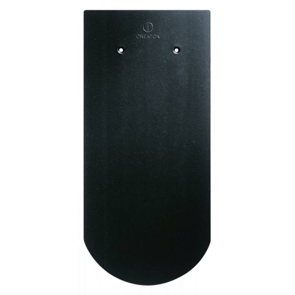 Керамічна черепиця Creaton Biber Klassik Rundschnitt AUT, Чорний