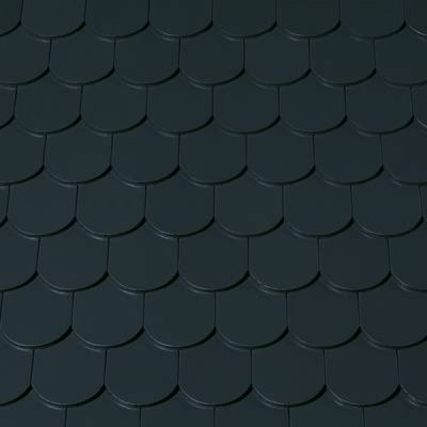 Керамічна черепиця Creaton Biber Klassik Rundschnitt AUT, Чорний