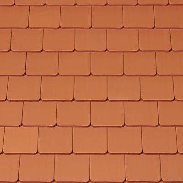 Керамічна черепиця Creaton Biber Ambiente Geradschnitt, натуральний червоний