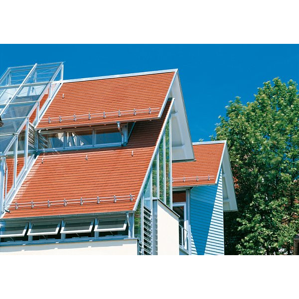 Керамічна черепиця Creaton Biber Ambiente Geradschnitt, натуральний червоний