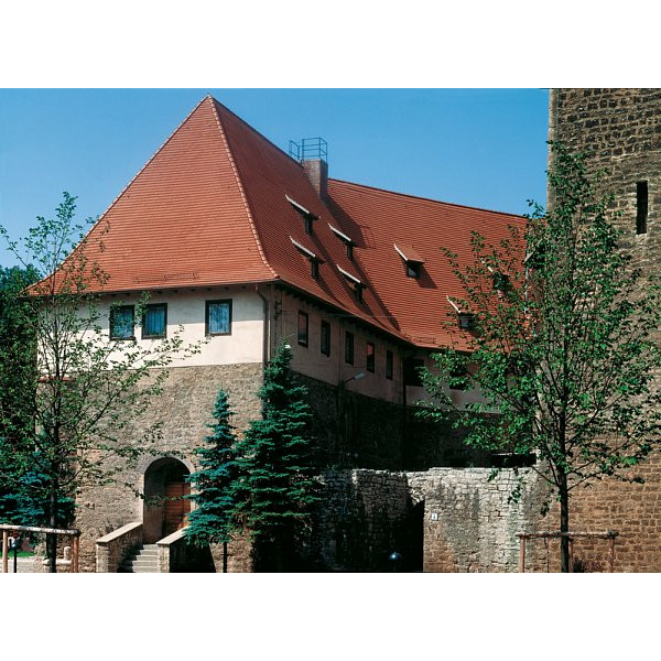 Керамічна черепиця Creaton Biber Ambiente Geradschnitt, натуральний червоний