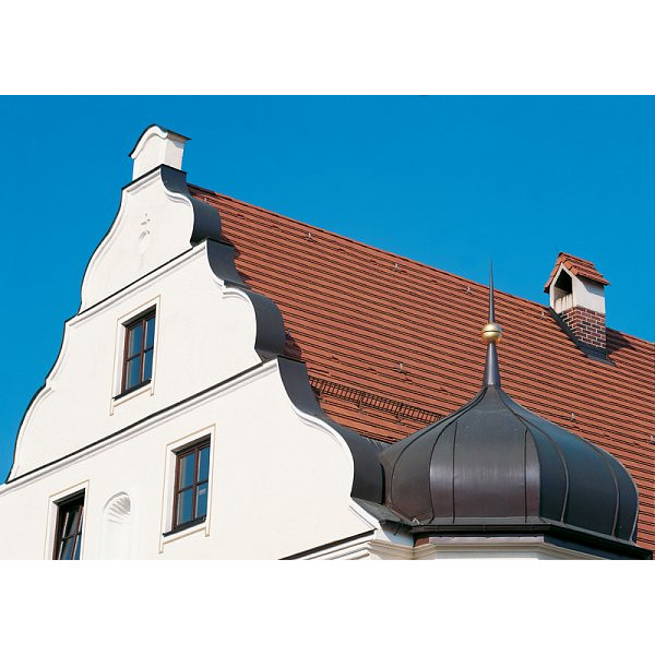 Керамічна черепиця Creaton Biber Ambiente Geradschnitt, натуральний червоний