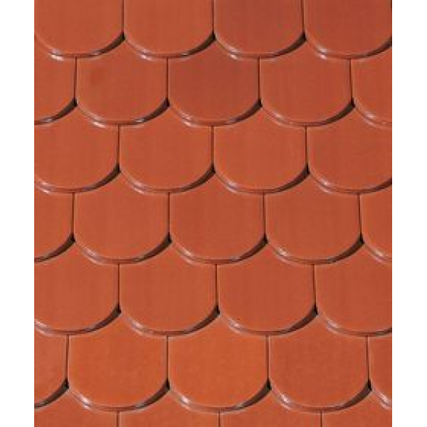 Керамічна черепиця Creaton Biber Klassik Finesse, колір Червоний