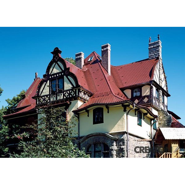 Керамічна черепиця Creaton Biber Klassik Finesse, колір Червоний