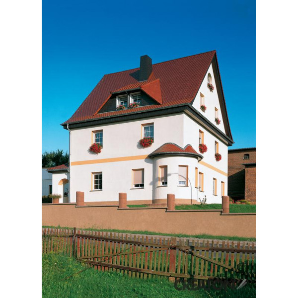 Керамічна черепиця Creaton Biber Klassik Finesse, колір Червоний