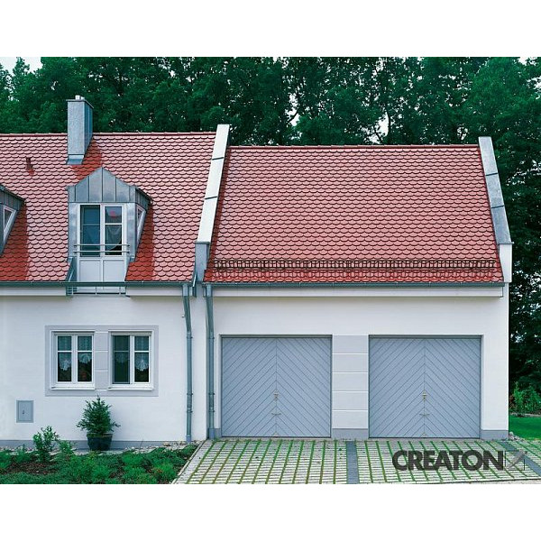 Керамічна черепиця Creaton Biber Klassik Finesse, колір Червоний