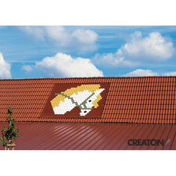 Керамічна черепиця Creaton Biber Klassik Finesse, колір Червоний