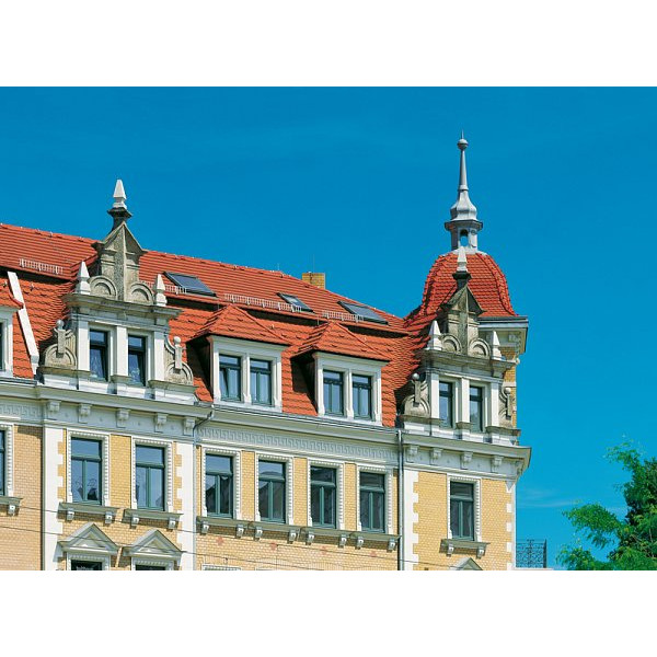 Керамічна черепиця Creaton Biber Profil + Berliner, натуральний червоний