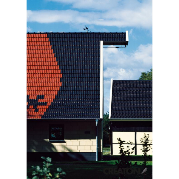 Керамічна черепиця Creaton Ratio, Finesse, колір Чорний