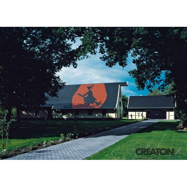 Керамічна черепиця Creaton Ratio, Finesse, колір Чорний