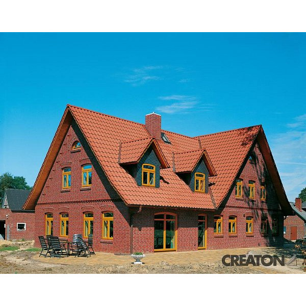 Керамічна черепиця Creaton Sinfonie, колір Натуральний червоний