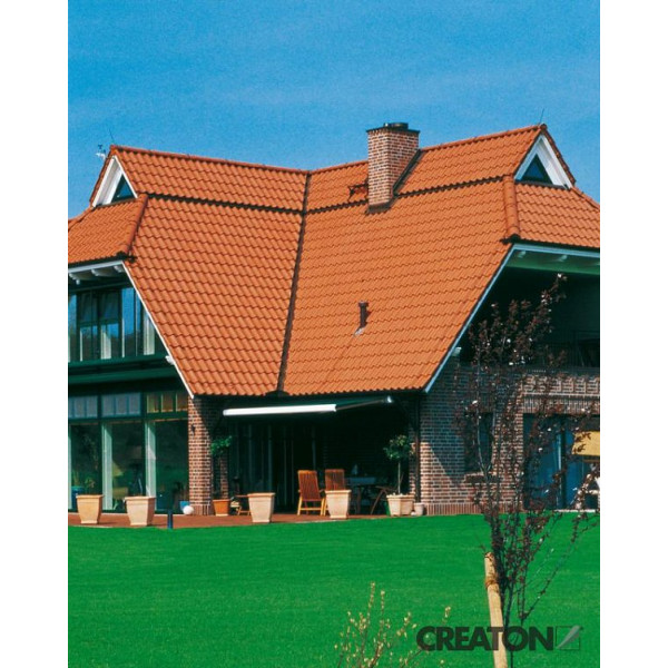 Керамічна черепиця Creaton Sinfonie, колір Натуральний червоний