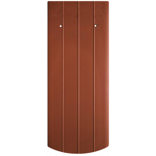 Керамічна черепиця Creaton Biber Profil + Sachsischer 15,5x38x1,2, Мідний