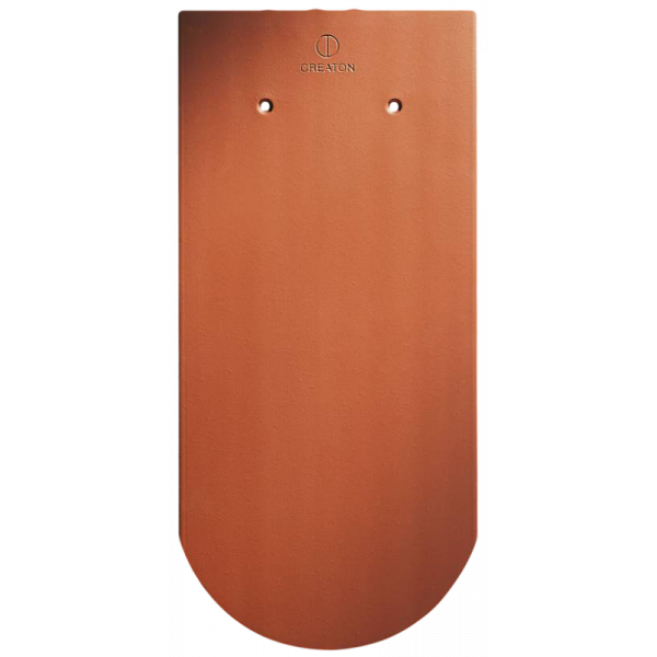 Керамічна черепиця Creaton Biber Sakral Rundschnitt, натуральний червоний