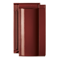 Керамічна черепиця Creaton Optima Finesse, колір Винно-червоний