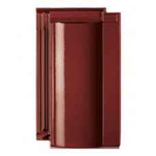 Керамічна черепиця Creaton Optima Finesse, колір Винно-червоний