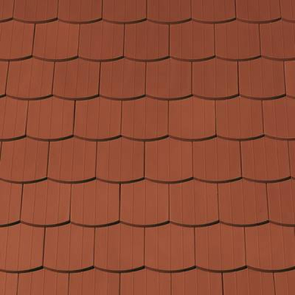 Керамічна черепиця Creaton Biber Profil + Sachsischer 15,5x38x1,2, Мідний