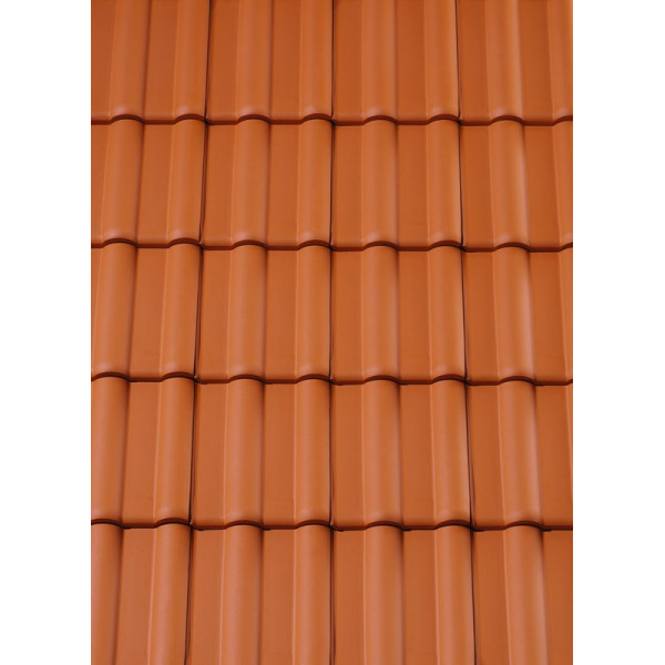 Керамічна черепиця Creaton Maxima, колір натуральний червоний