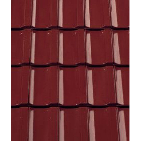 Керамічна черепиця Creaton Optima Finesse, колір Винно-червоний