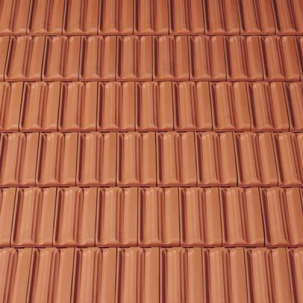 Керамічна черепиця Creaton Rustico, натуральний червоний