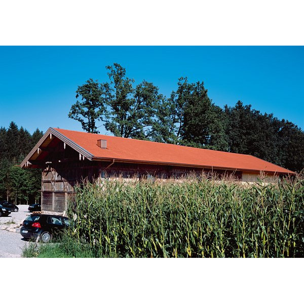 Керамічна черепиця Creaton Rustico, натуральний червоний