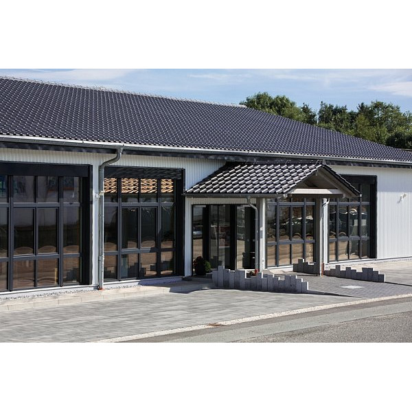 Керамічна черепиця Creaton Titania Nuance Чорна матова