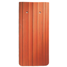 Керамічна черепиця Creaton Biber Antik Geradschnitt, натуральний червоний