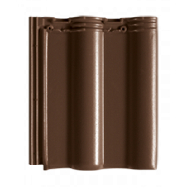 Керамічна черепиця Creaton Maxima Nuance, колір Темно-коричневий