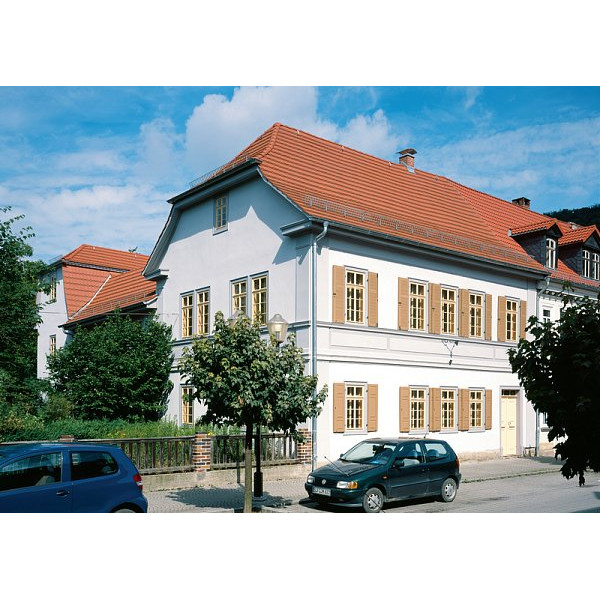 Керамічна черепиця Creaton Biber Antik Geradschnitt, натуральний червоний