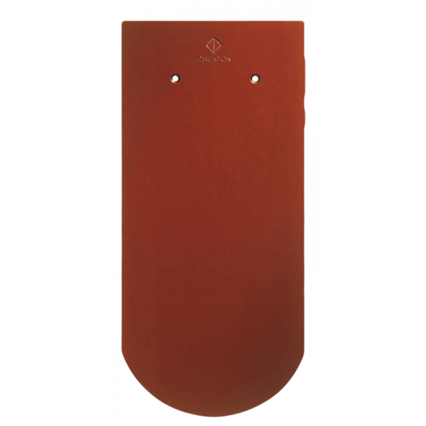 Керамічна черепиця Creaton Biber Klassik Rundschnitt ROG, Бургунд