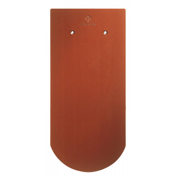 Керамічна черепиця Creaton Biber Klassik Rundschnitt ROG, Червоний