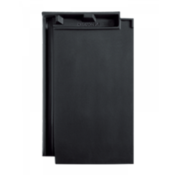 Керамічна черепиця Creaton Domino Nuance, колір Чорний матовий