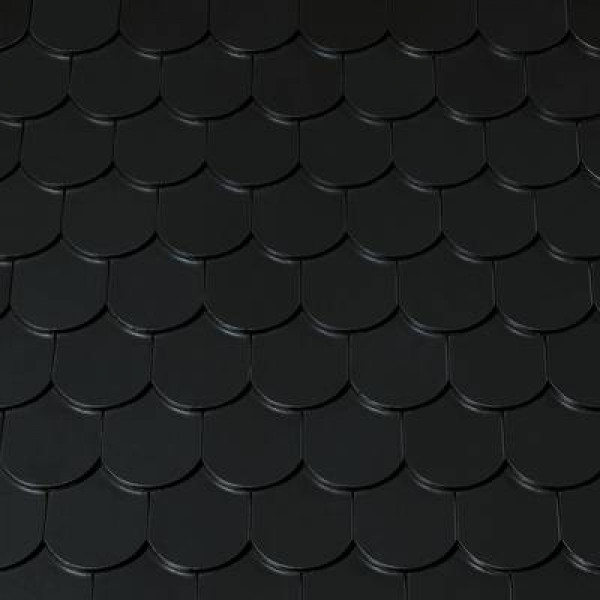 Керамічна черепиця Creaton Biber Klassik Rundschnitt ROG, Антрацит